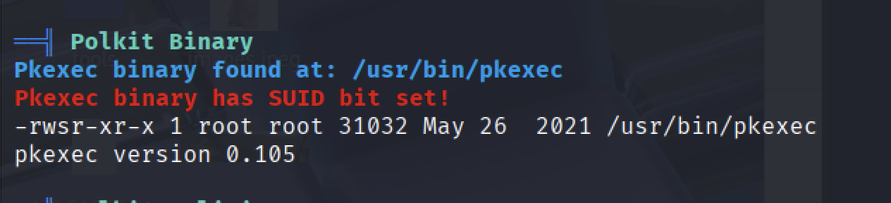pkexec_version_0.105